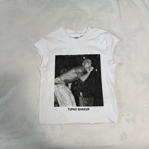tupac shakur graphic baby tee y2k streetwear - Picture 4 of 7